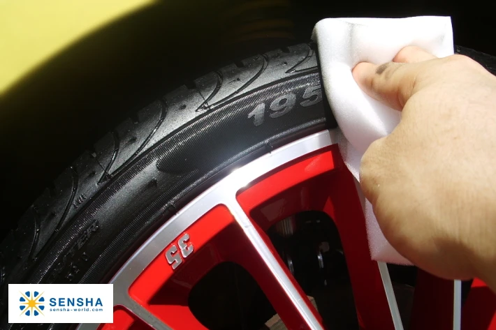 OLEAGINOUS TIRE WAX PRO 16L глазированное покрытие для автомобильной шины для бизнеса