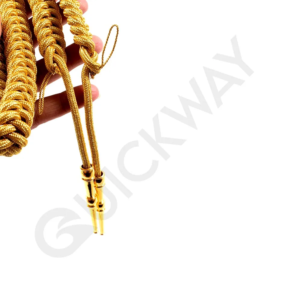 Ceremonial Uniform Gold Aiguillette Hand Made Wholesale Gold Wire ...