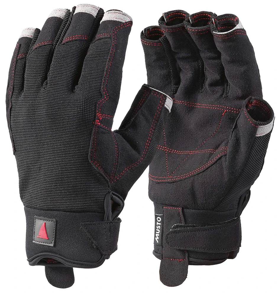 Synthetic leather Men's short finger Sailing Gloves Sailing Gloves