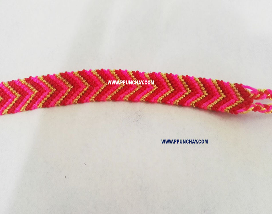 
Friendship Bracelets Macrame Ppunchay Peru Nice colors 