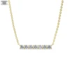 Collana in oro giallo aprile S925