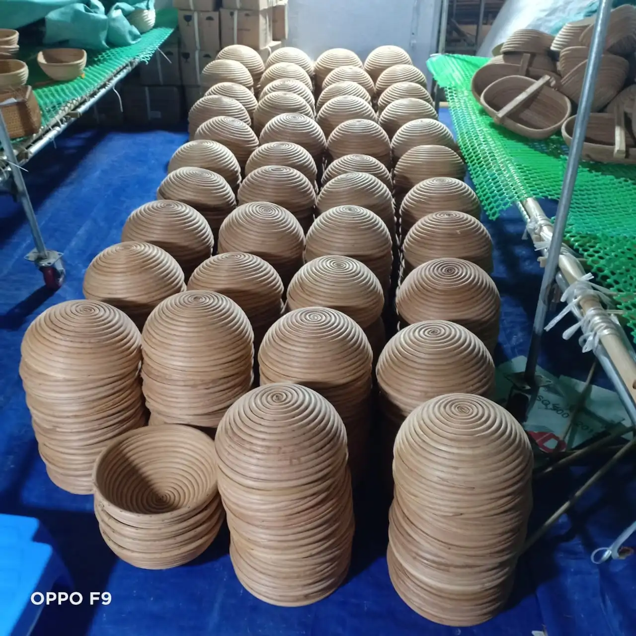 Round Bread Proofing Basket With Liner For Natural Rising Large Rattan