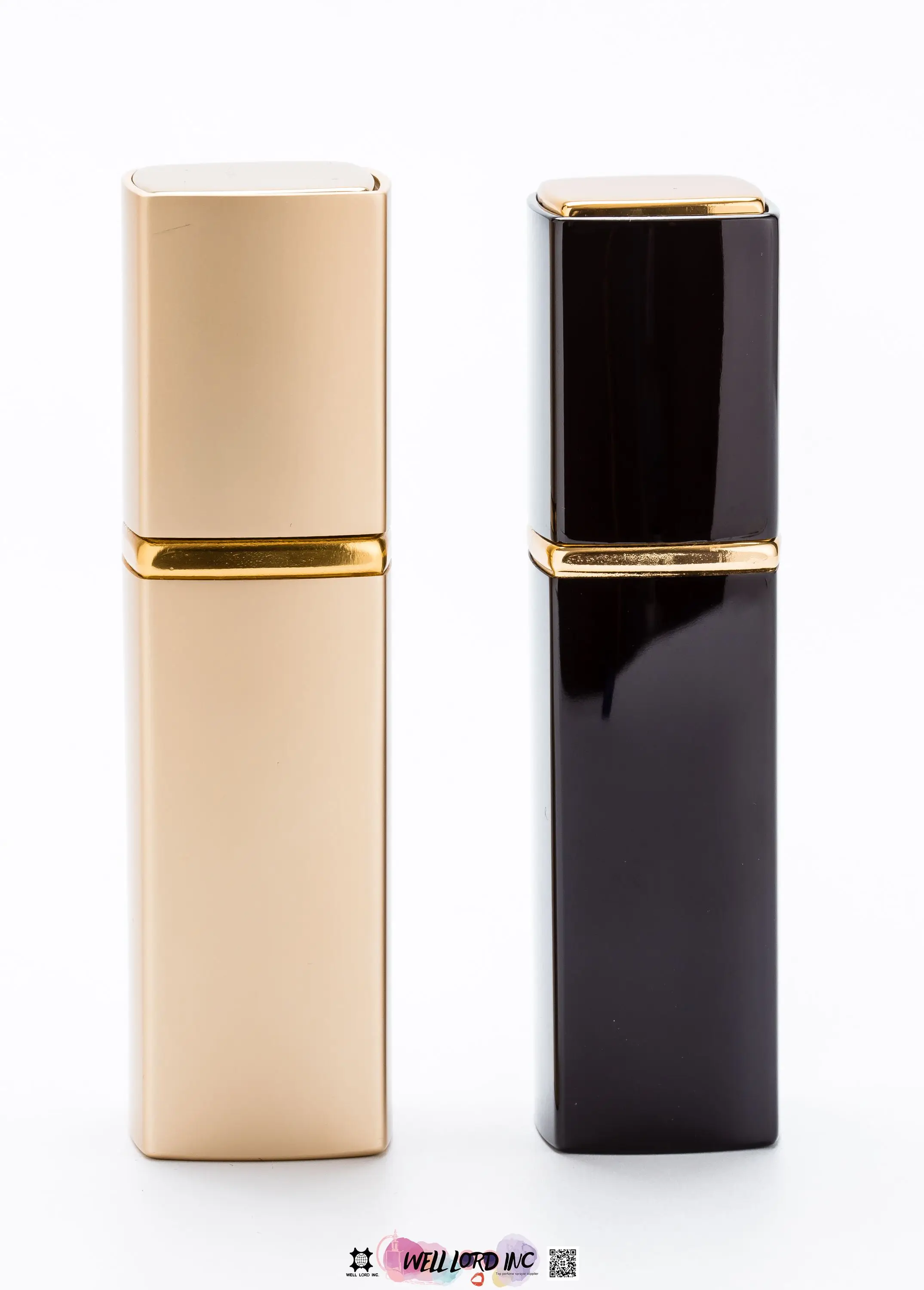 エレガントな香水ボトル 上品なデザインのブランドアルミ香水容器、空の20mlトラベルサイズ