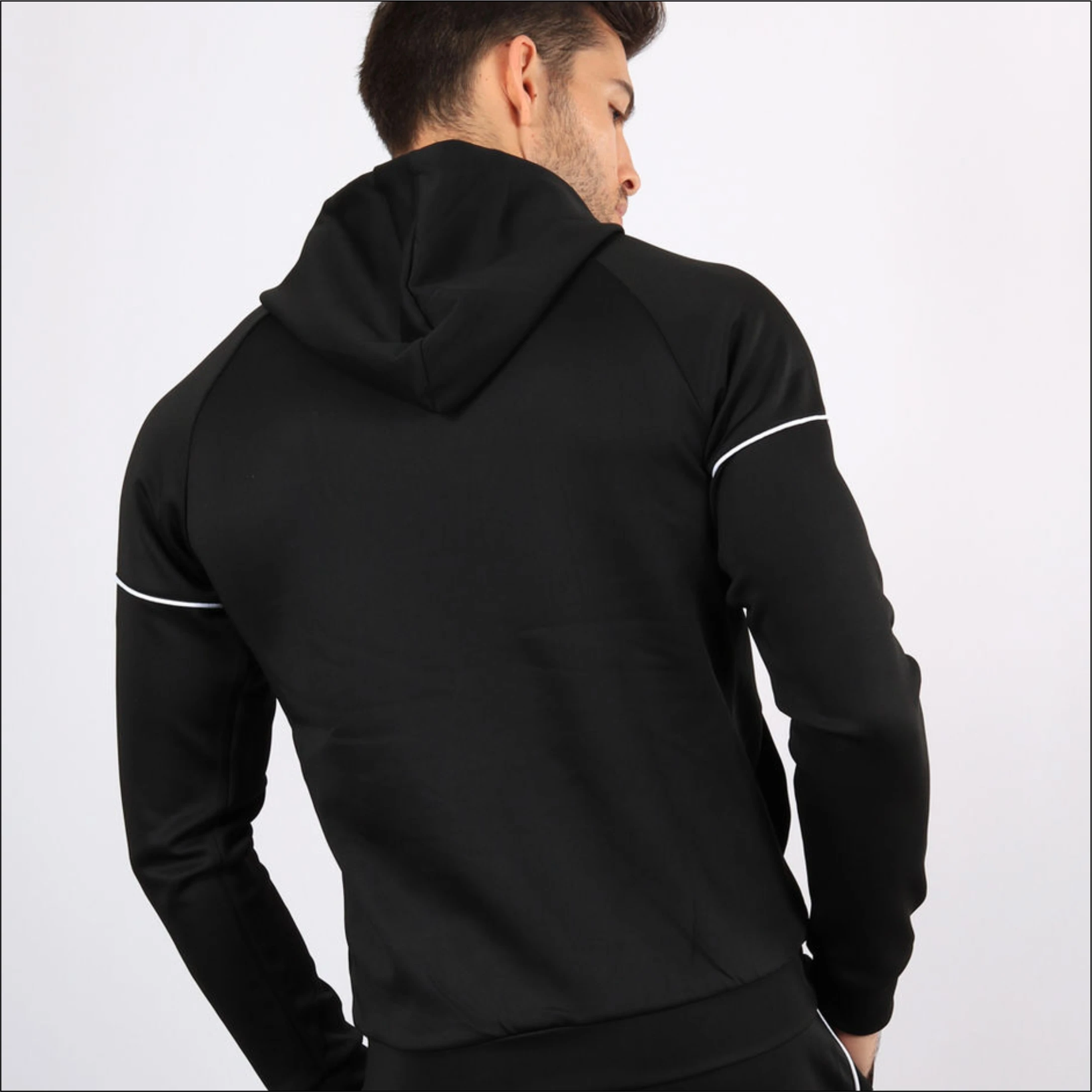 OEM Custom Embroidery Logo Mens Tracksuit Men Jacket Suit Slim Fit Streetwear by ONE APEX