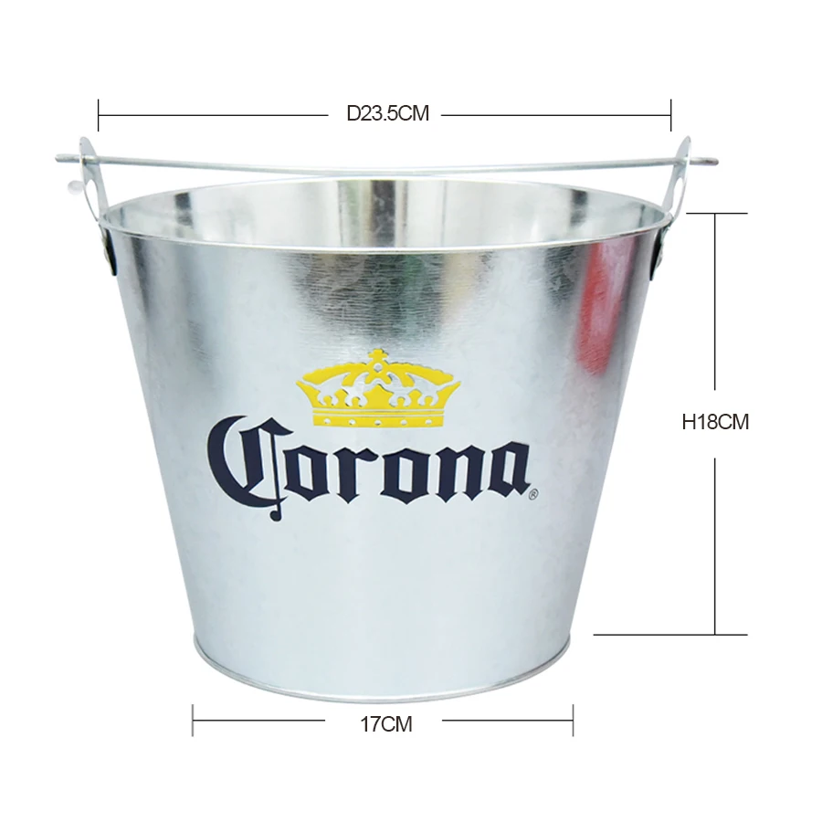 Top Quality Corona Metal Ice Bucket - China Corona Metal Ice Bucket and  Corona Tin Ice Bucket price