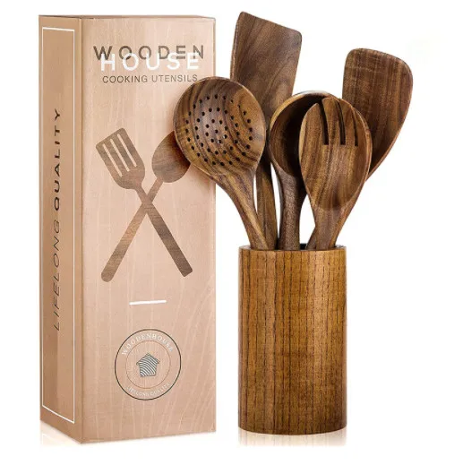 Wholesale Wooden Kitchen Utensil For Kitchen And Cooking 100 Walnut