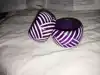 Purple & White