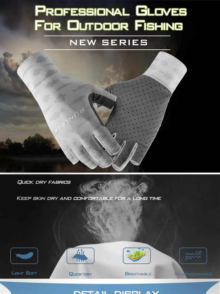 Top Quality Outdoor Fishing Casting Finger Protector Gloves Men's Women