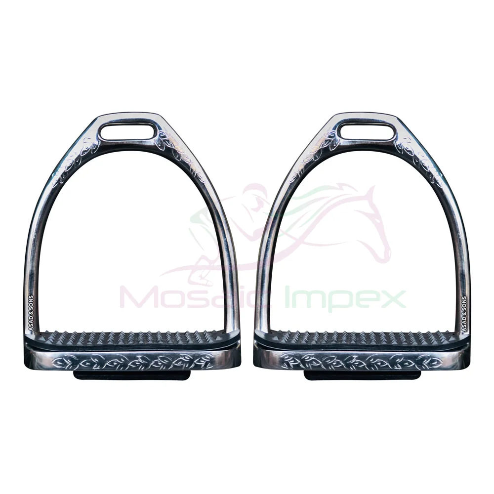 HORZE B Vertigo Aluminum Stirrups - Anti-Slip Lightweight Riding Irons