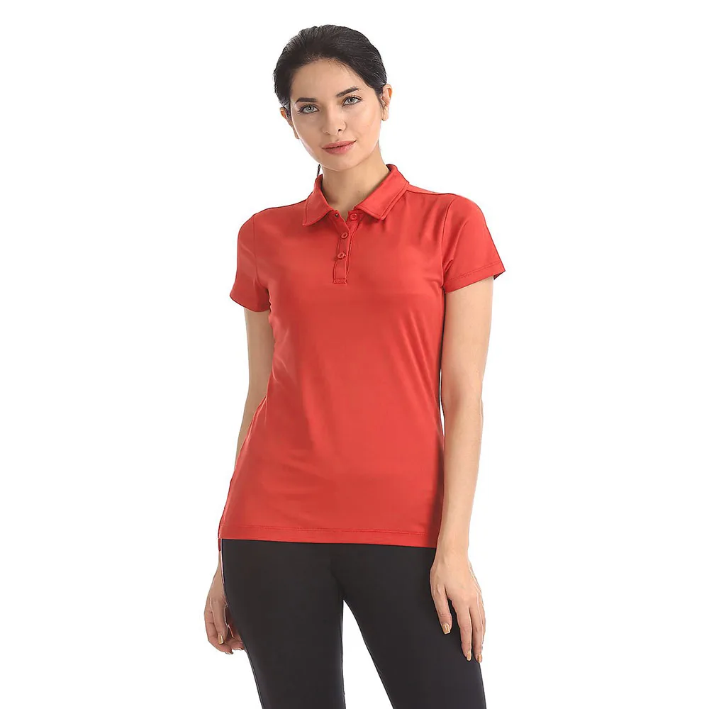 red polo shirt ladies