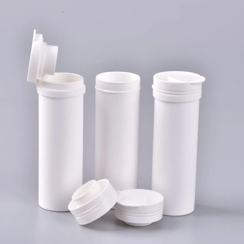 Silica Gel Desiccantinfused Plastic Effervescent Tablet Tube Container