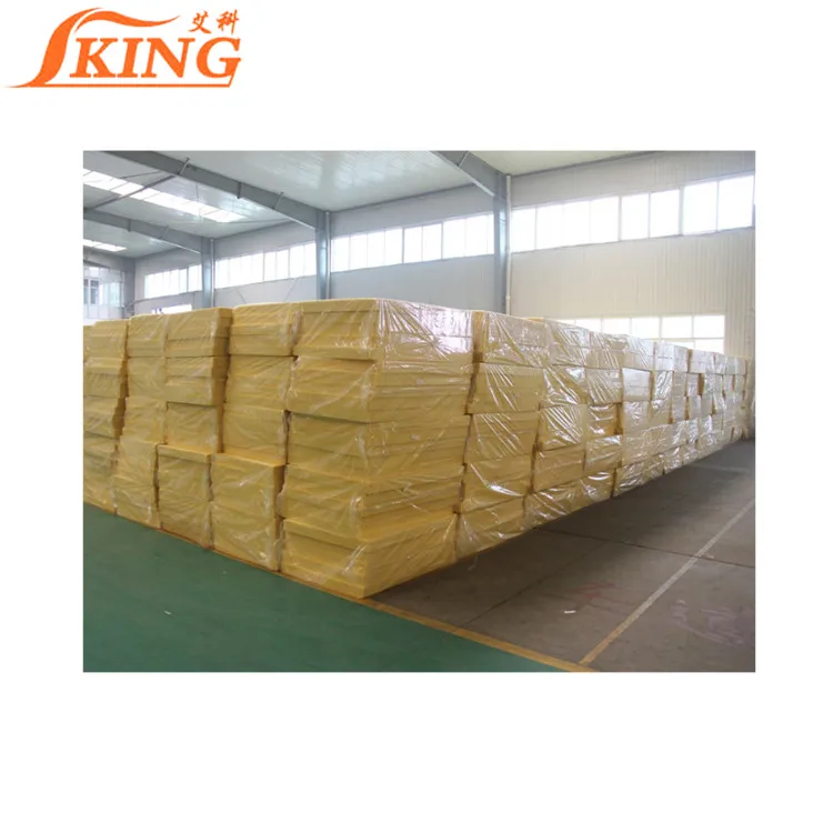 Isoking 48kg M3 Density Glass Wool Panel Thermal Insulation Buy Fiber Glass Wool Panel High