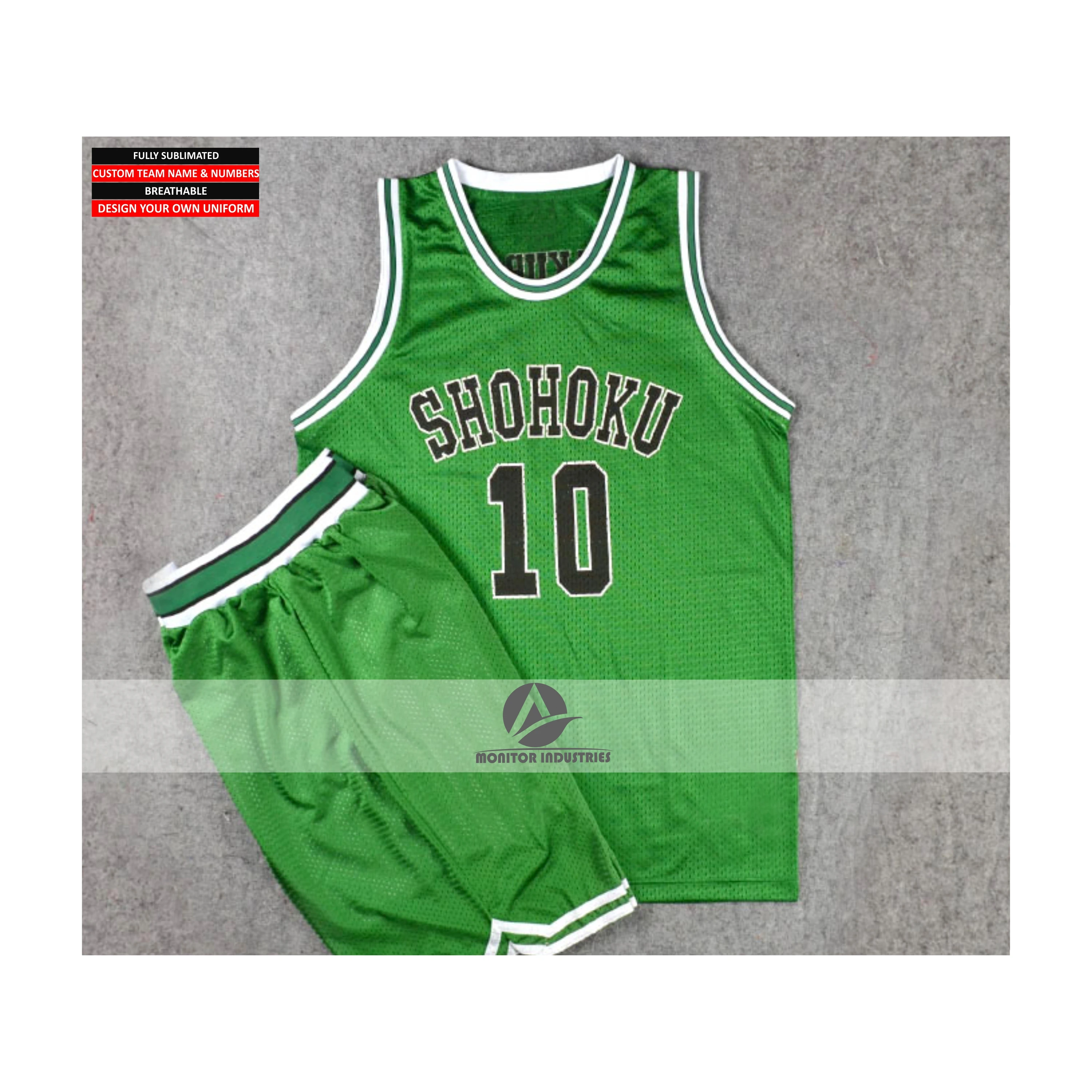Basketball Uniform Jerseys Maker Custom Number And Name Breathable