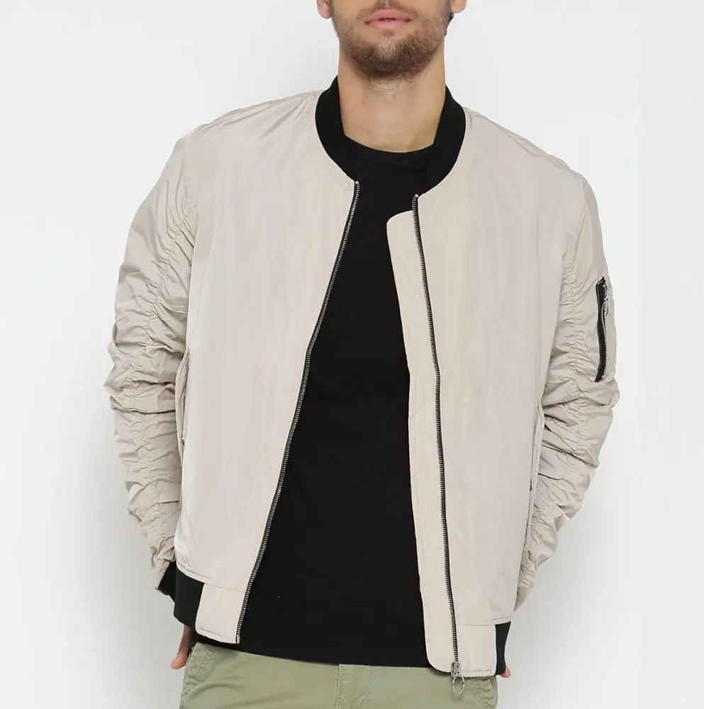 solid bomber jacket for men