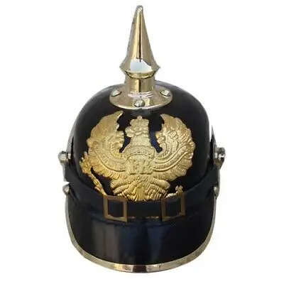Немецкая Военная pickelhauble кожаные мотоциклетные шлемы для продажи