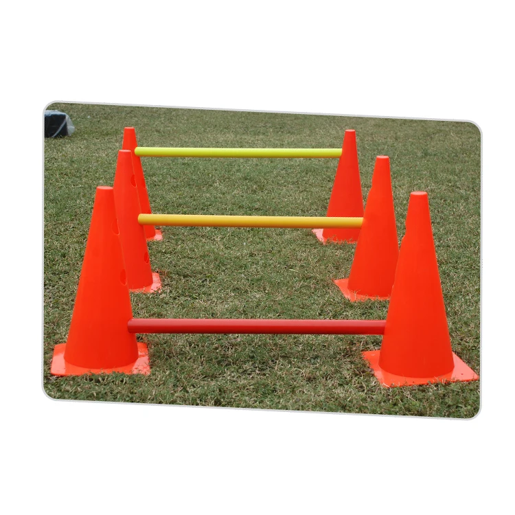 Agility Cone Hurdle Set Dog Agility Hurdle Set Futbol Training Agility