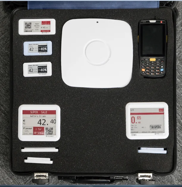 Zkong  Demo Kit ESL Samples Digital Shelf Label Accessory AP Base Station  Demo Box Electronic Shelf Label Demo Kit for Retailer