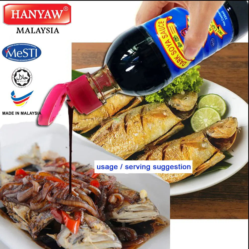 [malaysia] Fast Shipping + Halal Certified Hw Dark Soy Sauce ( 330ml X