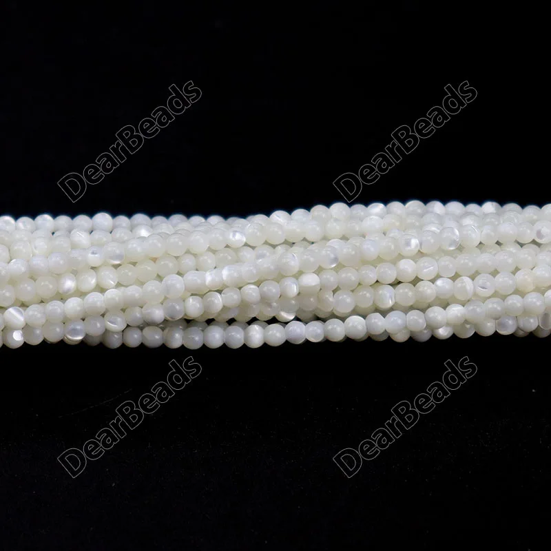 Wholesale White Shell Beads for Jewellery Making - Dearbeads