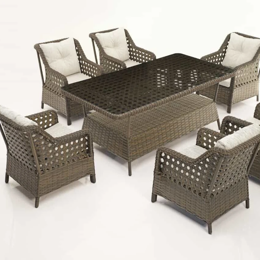 Big Campaign! Wholesale Wicker Furniture Drawar Made InTurkey Rattan Set Modern Outdoor Style Hotel Entry Use Customized Colors