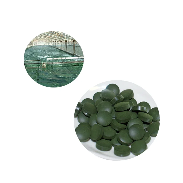 
 Пищевая добавка Спирулина из темно-зеленых водорослей  