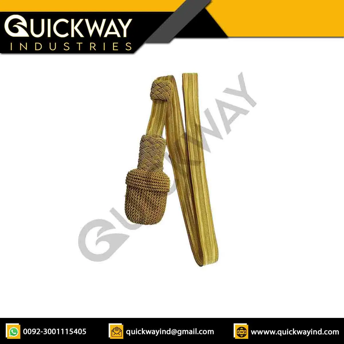Ceremonial Braid Sabre Knot With British Officer Civil War Dagger Knot ...