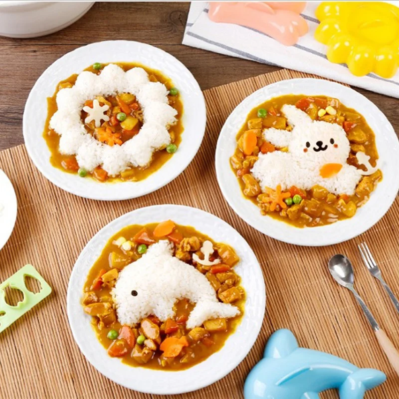 Сделанные на заказ оптовые пресс-формы для кухни пластиковые японские шары Суши рис бэнто форма
