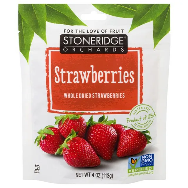 Stoneridge Orchards Whole dried strawberries 113g