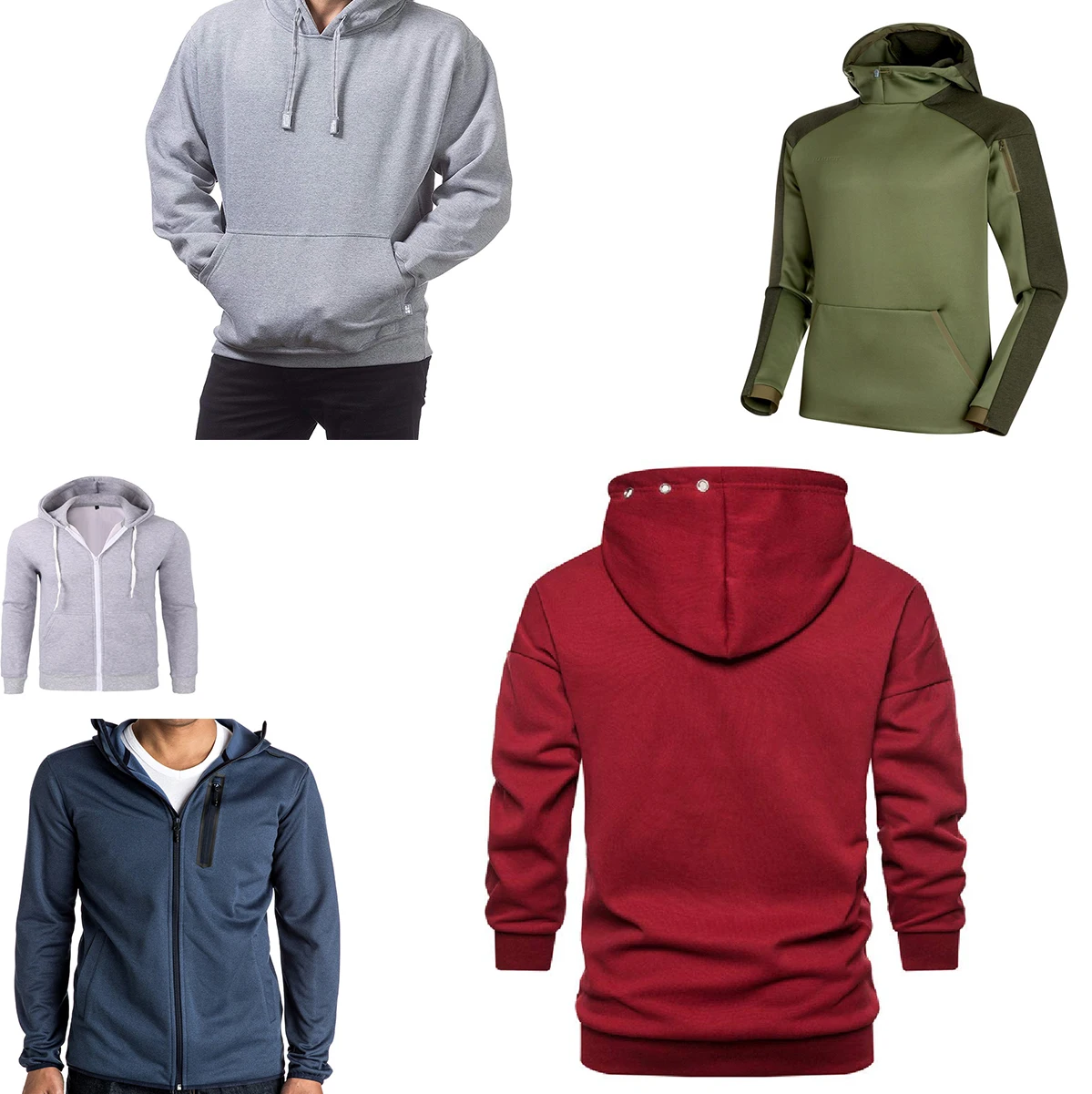 High Quality Street Wear Over Size Wholesale Hoodie Fashion Clothing Best Hoodies Full Zipper
