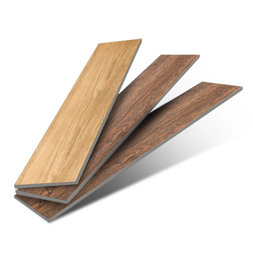 Indian Supplier Ebony Wood Gold 200x1200mm Wooden Strip Porcelain Tiles For...