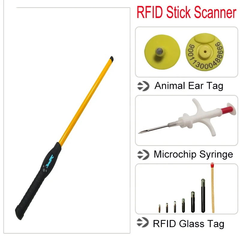 ISO11784/785 134 2 кГц FDX-B и HDX фареад 5200 устройство для чтения палочек животных идентификационная палочка nlis rfid сканер крупного рогатого