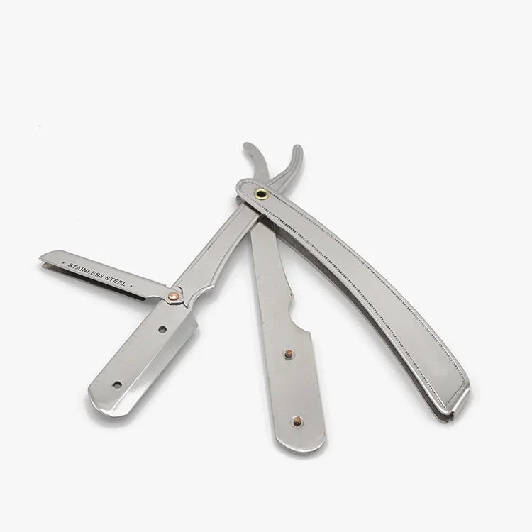 Wholesale All Colors Handle Stainless Steel Barbar Razor Straight Razor
