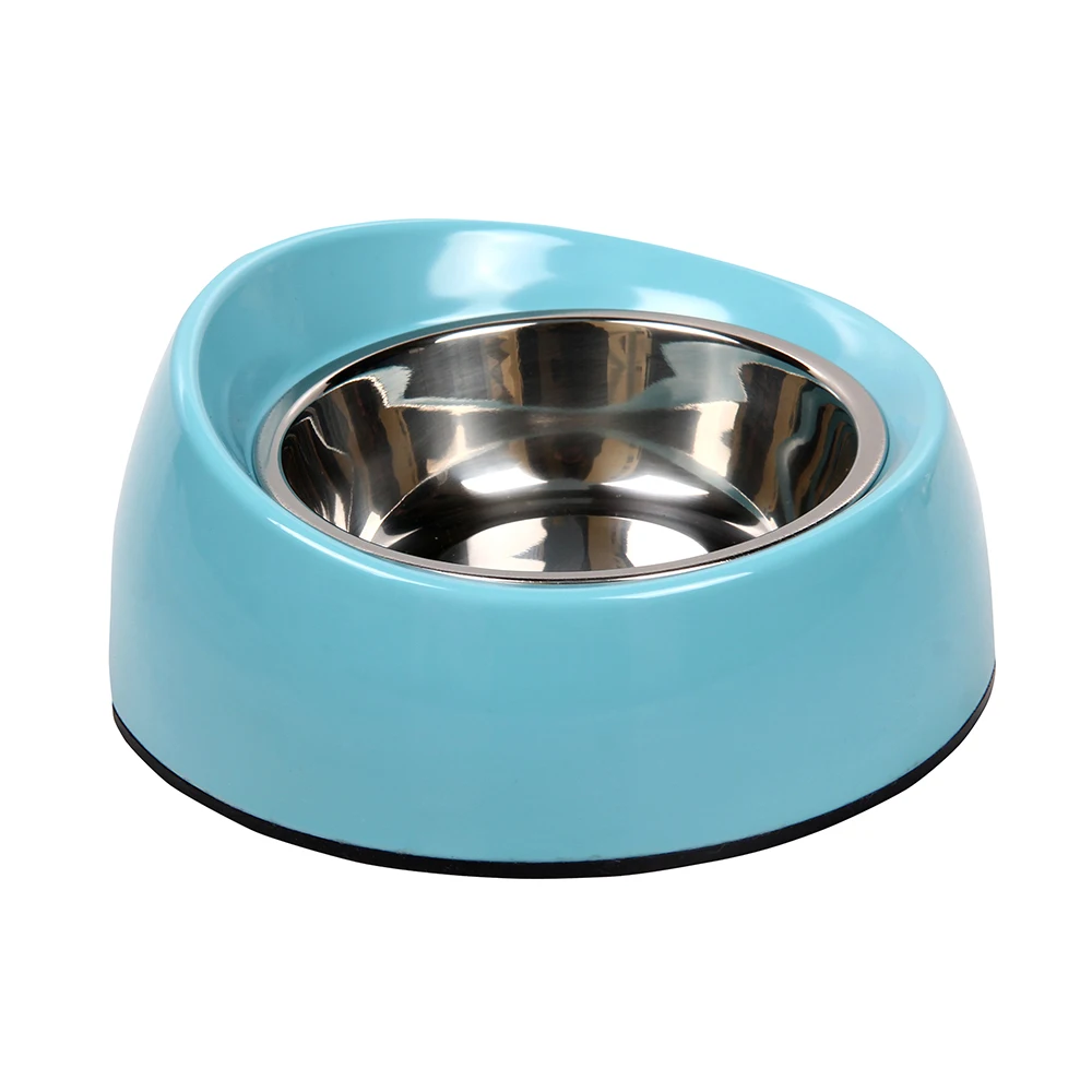 anti-slip water drinking sloping melamine safety stainless steel