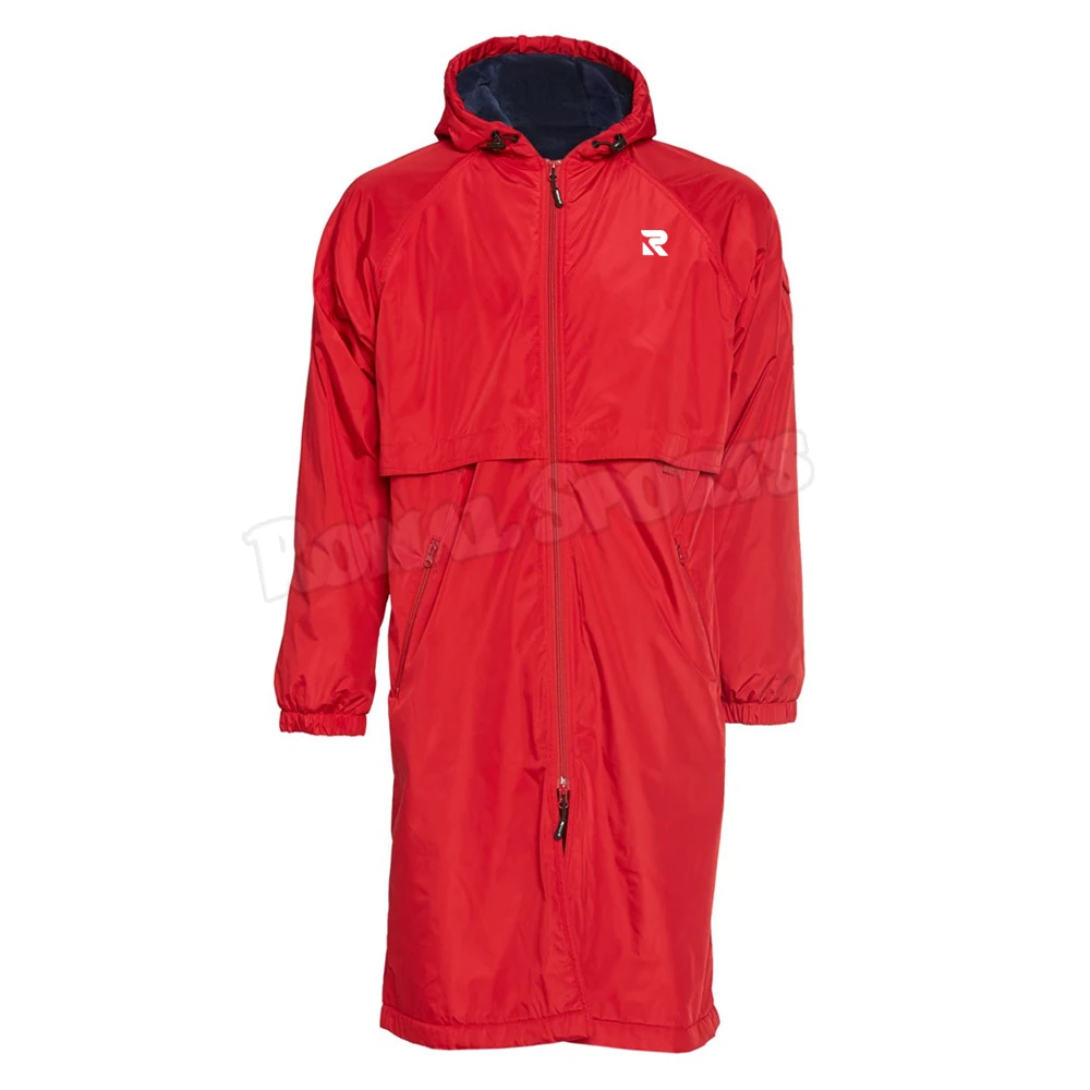 Mens Color Block Swim Parka Waterproof Parka Youth &adult Swim Parka With Fleece Lining Buy