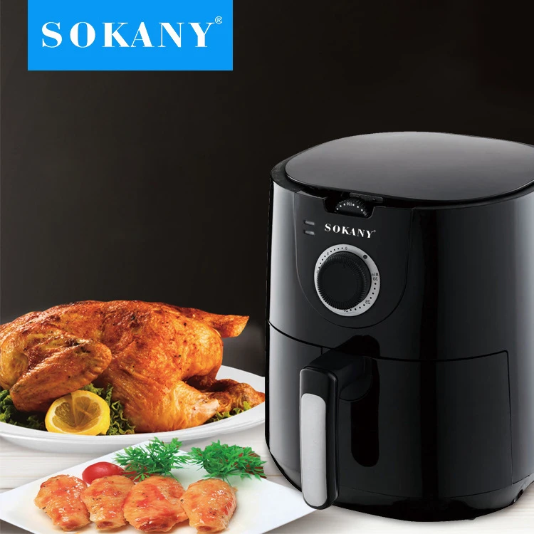 SOKANY 大容量多機能エアフライヤー：簡単・ヘルシー調理 新品 SOKANY エアフライヤ一 4 5L 大容量 電気式