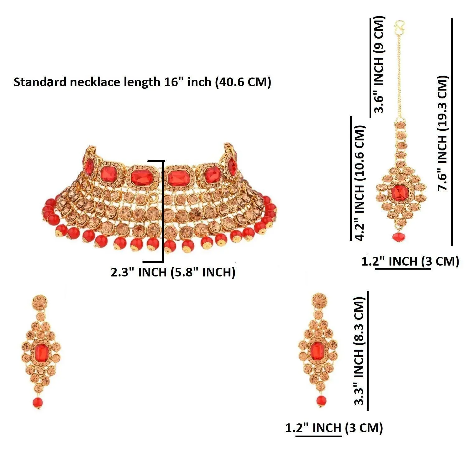 Indian Jewellery Manufacturers Crystal Rhinestone Bridal Choker