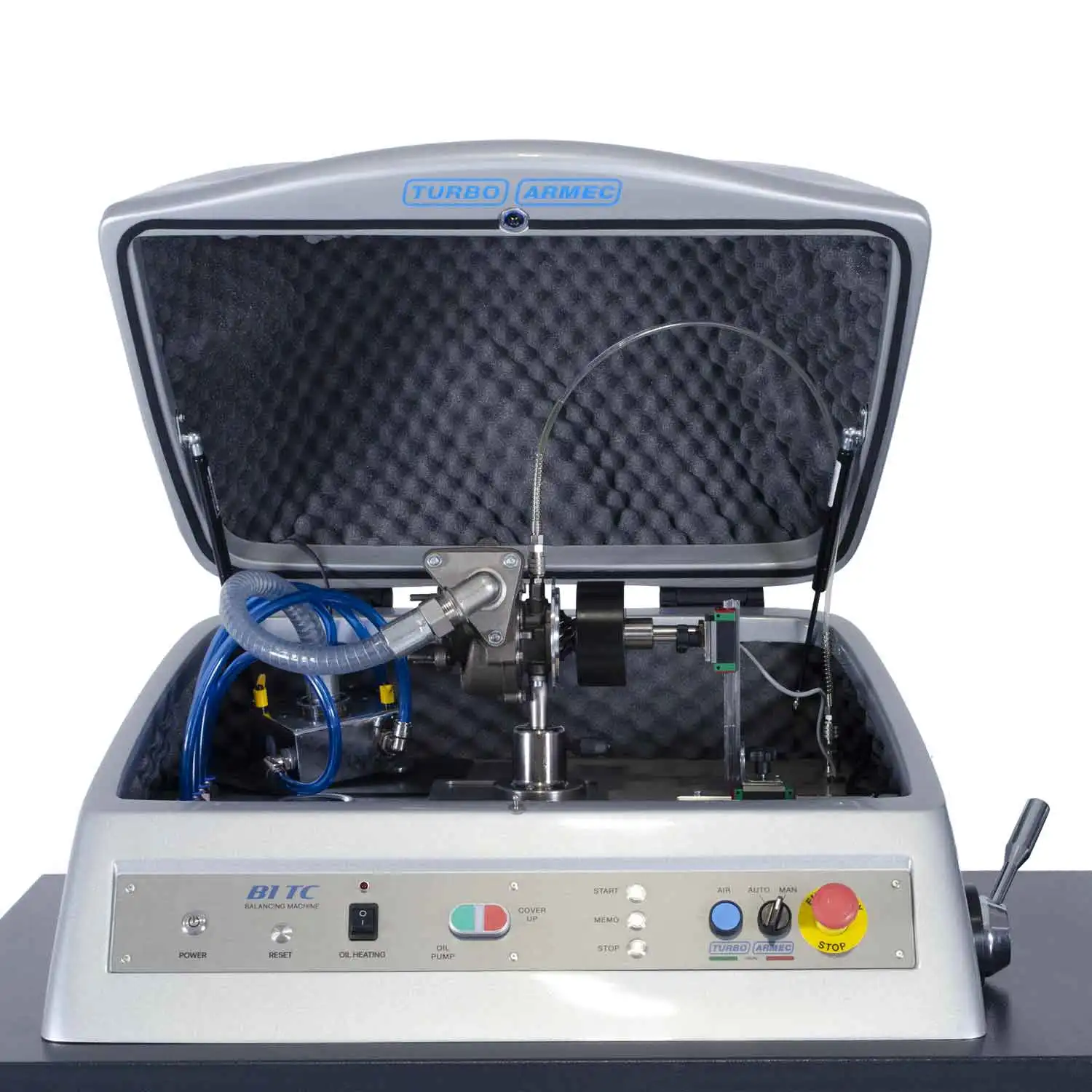 Turbo Armec B1 TC Turbocharger and Core Assy Balancing Machine with Oil Seal Test Made in Italy