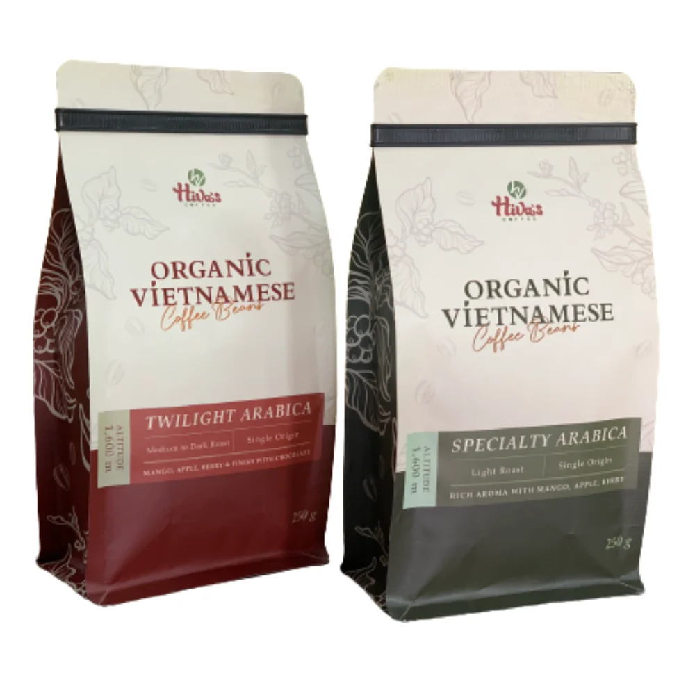 Nguyen Coffee Supply - Dalat Arabica: Dark Roast Whole Coffee Beans, Vietnamese Grown and Direct Trade, Organic, Single Origin with High Caffeine