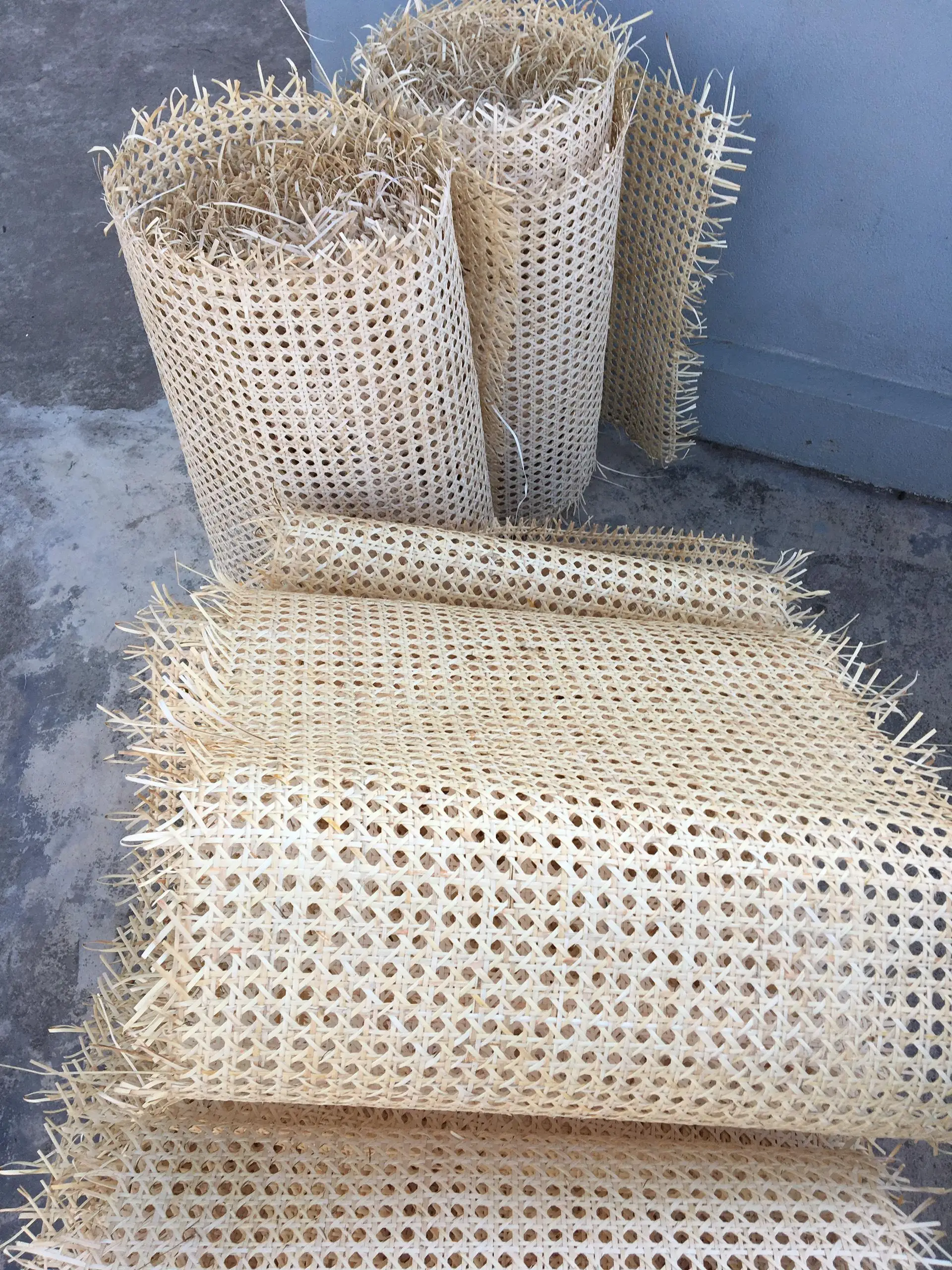 rattan sheet material