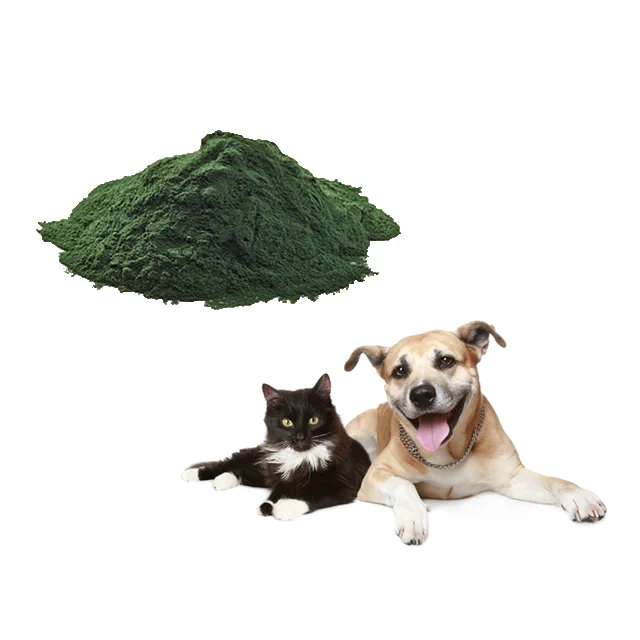 
 100% чистый кормовой порошок спирулины для собак/кошек оптом  