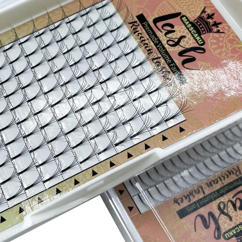 Накладные ресницы ручной работы различные размеры шелковые объемные ресницы