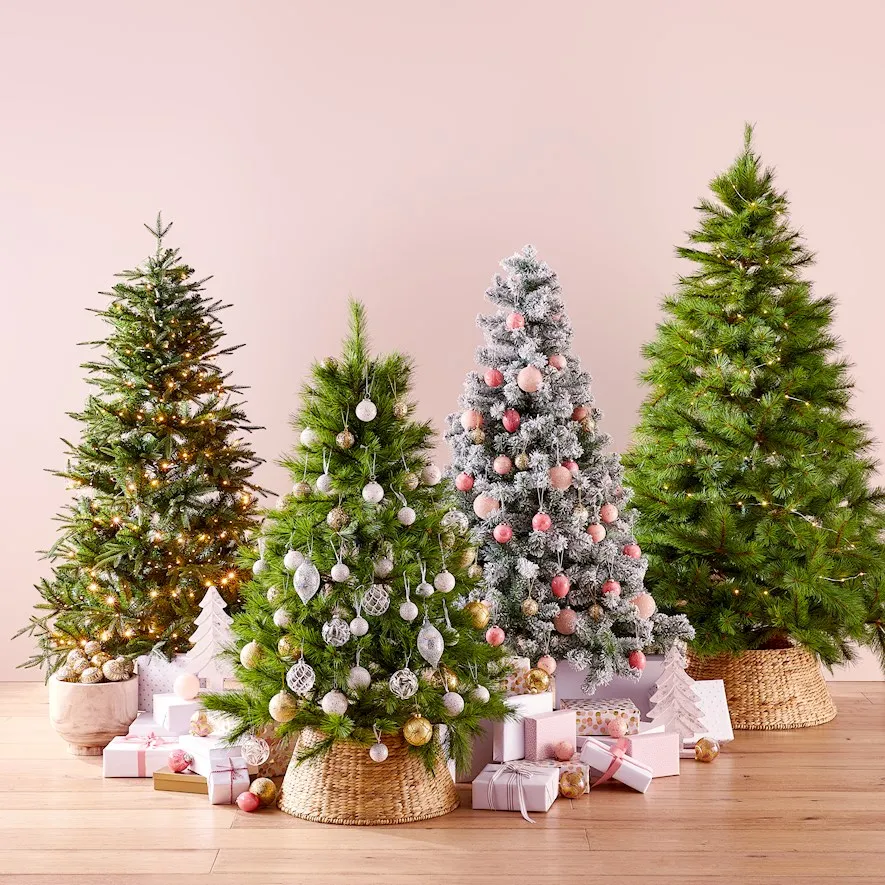 Manufacturer Christmas Home Decors Water Hyacinth Christmas Tree Collar