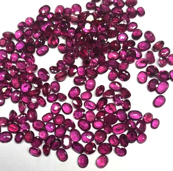 3x4mm Natural Burma Ruby Top Quality Faceted Oval Gemstone Price Per Carat Stones for Jewelry Setting Shop Now