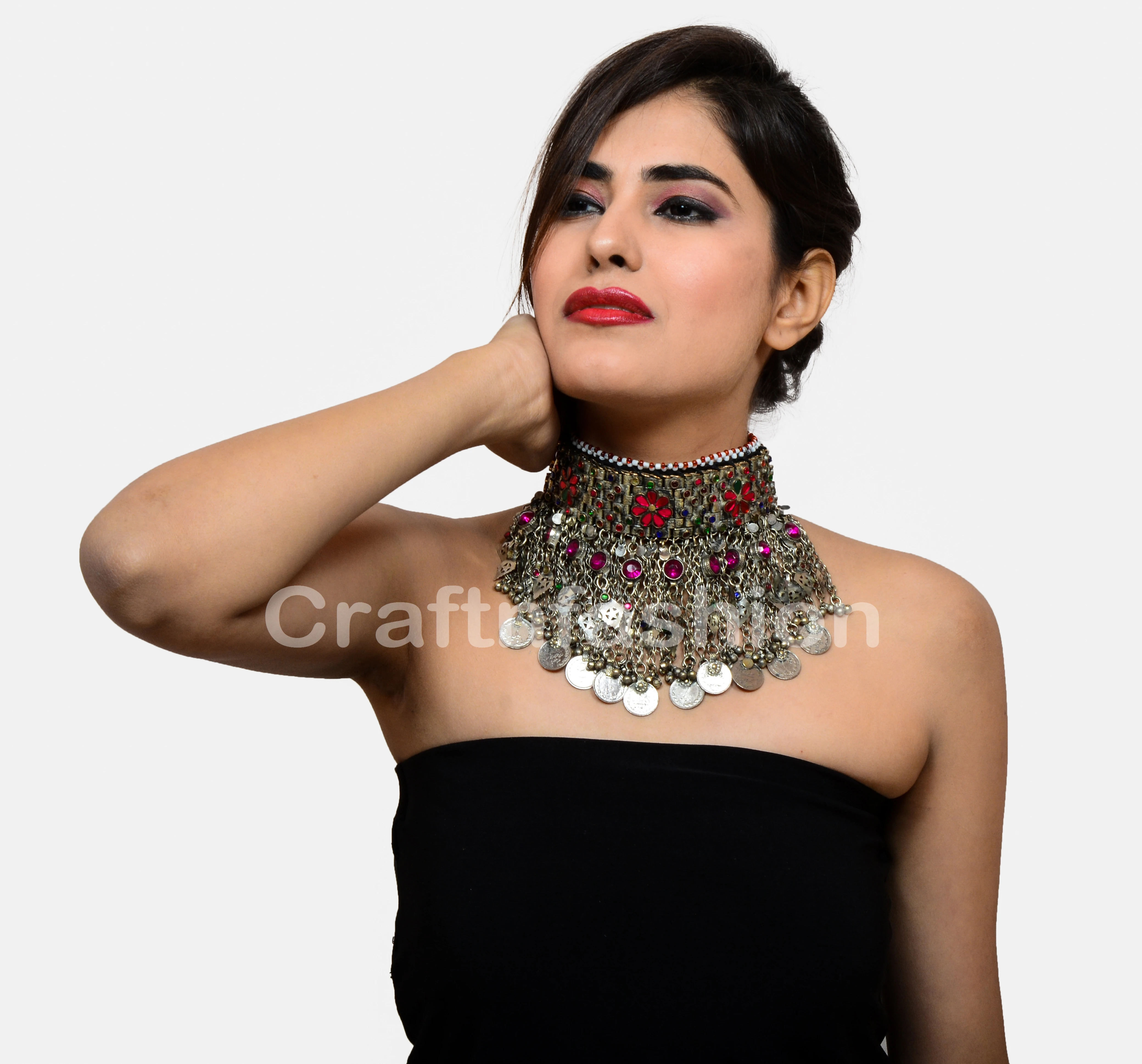 Belly Dance Costume Jewelery Beads Necklace
