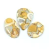 Blanc et jaune, vendu au poids (grammes), 12 à 14 pièces pour 100 g