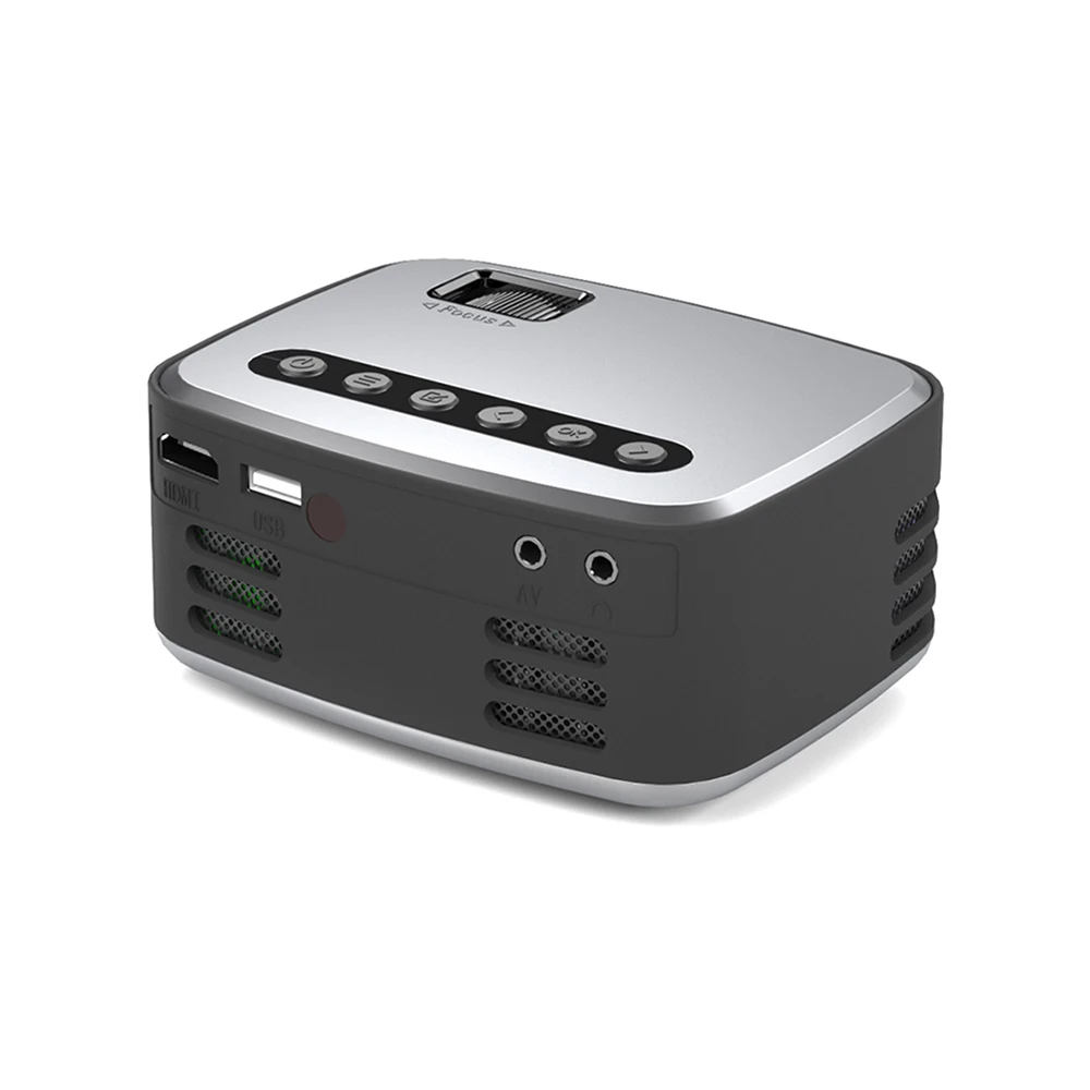Мини-проектор портативный USB карманная детская игрушка светодиодный мини проектор видео проектор для 1080P домашний кинотеатр проектор