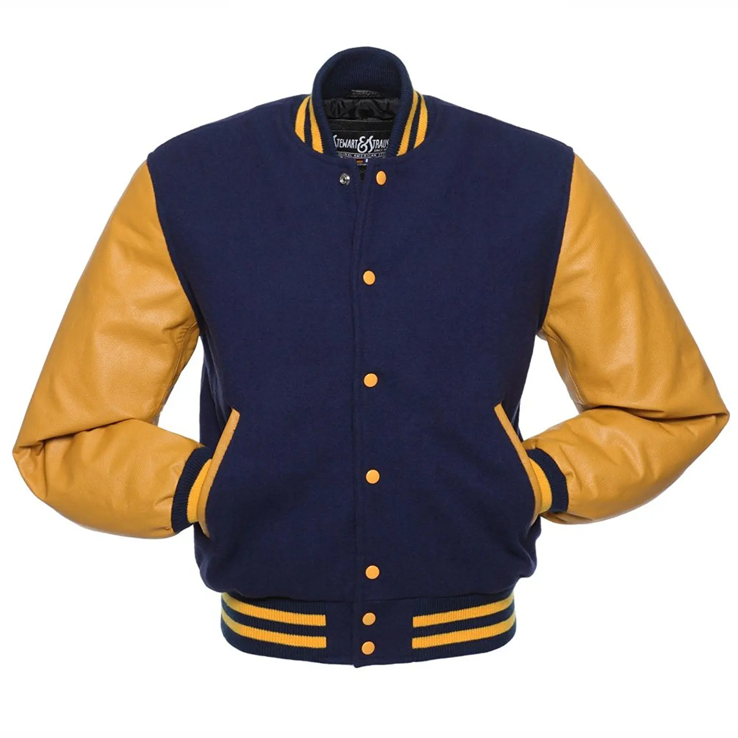 melton wool varsity jacket