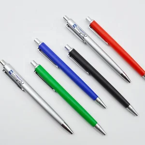 Wholesale Price Black Blue Ink Color Normal Refill Stick Click Plastic Hotel Ballpoint Pen