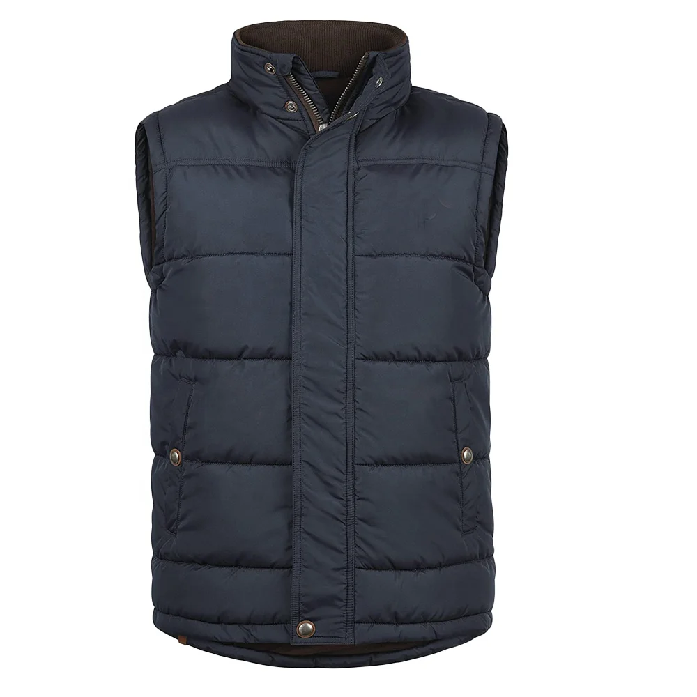 mens navy blue winter vest