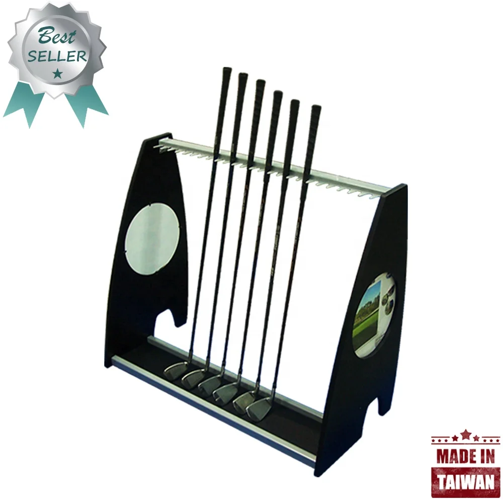 Organizer Display Rack Stand Place Floor For Set Golf Clubs Irons Putters Buy Wood Metal
